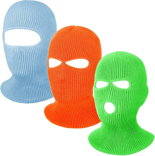 Winter Balaclava Ski Mask Warm Knitted Full Face Cover for Men and Women Outdoor Sports Cycling