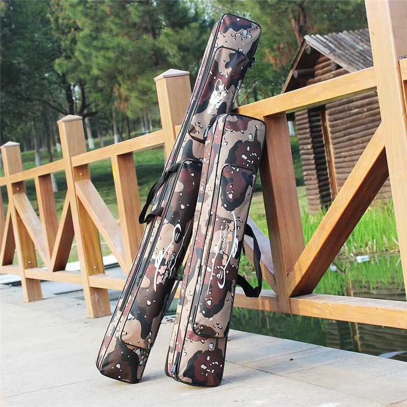 80Cm 120Cm Large Capacity Fishing Bag Fishing Tackle Fishing Rod Fishing Reel Storage Bag Fishing Rod Carrier