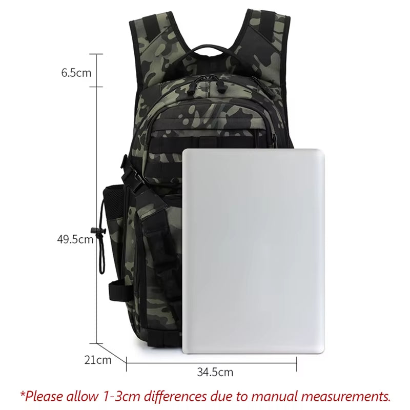 Fishing Lure Bag Camping Backpack Men Sports Tactical Shoulder Bait Box Pack Outdoor Handbags Hiking Hunting Molle Sports Bags